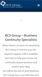 Mobile Screenshot of businesscontinuityspecialistsgroup.com